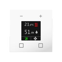UP-Raumtemperaturregler KNX MDT CN-RTR60S.01 Display 4×DI weiss matt