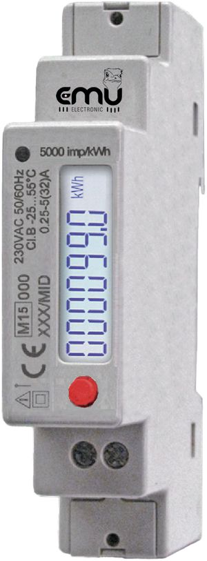 Contatore energia EMU 1L 230V 40A MID M-Bus
