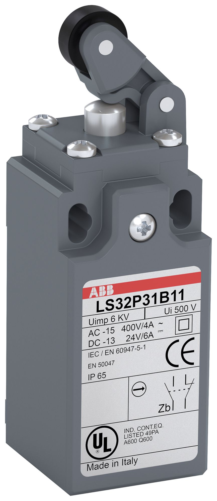 Positionsschalter ABB LS3 Rollenhebel UL-V0 M16