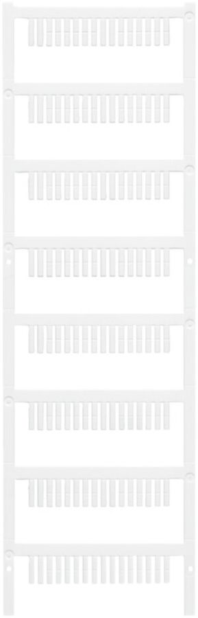 Marqueur d'appareil Weidmüller MultiCard ESG enfichable 10×2.5mm PA66 blanc