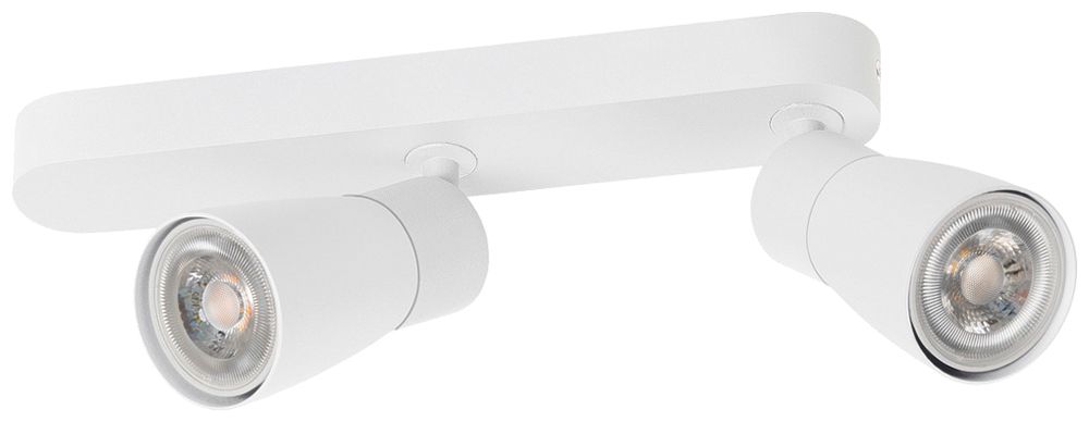 Spot SLV PURI 2.0 Dome CW GU10 2×6W VAR 258×42×138mm blanc