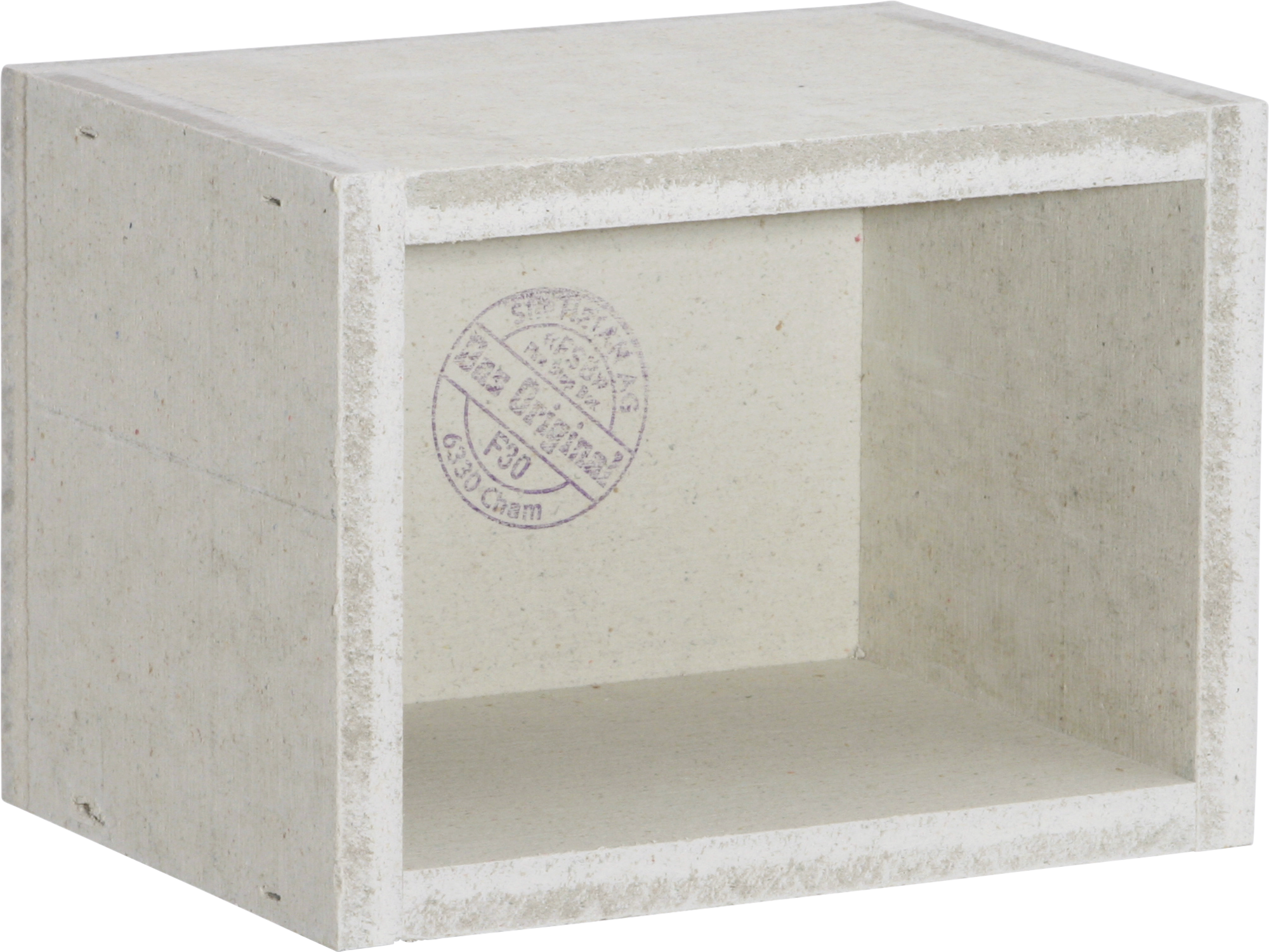 EB-Gehäuse Fire-Stop-Box, Gipsfaserplatte, 220×160×160 mm, grau