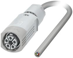 Verbindungskabel PX IPD PL 5P 2.5mm² 450V 16A 1000mm lgu Buchse-frei