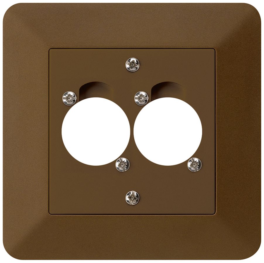 UP-Montageset für 2 XLR kallysto.trend braun