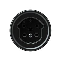 Steckdose origin 1×Typ 15 10A 230V 60×60mm schwarz