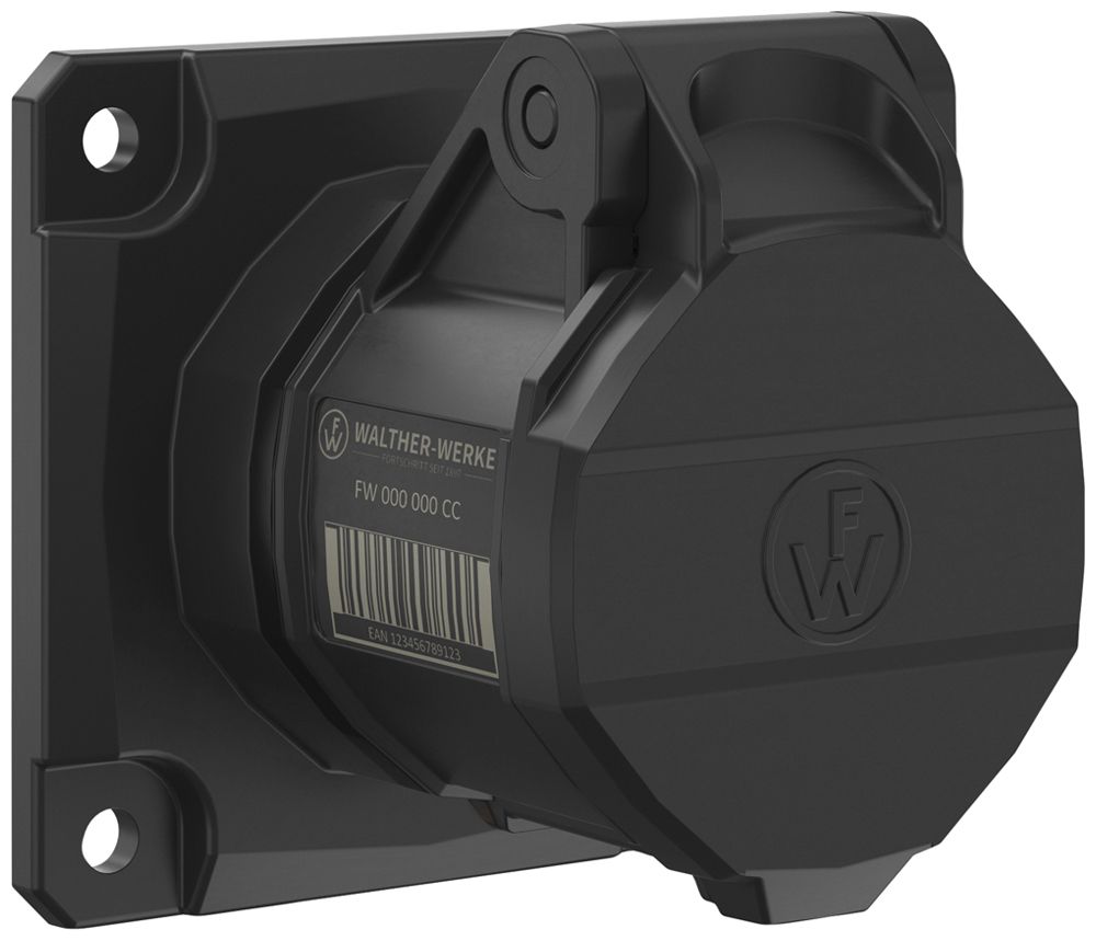 Prise CEE INC NEO 5P 32A 500V 7h noir IP54 borne sans vis