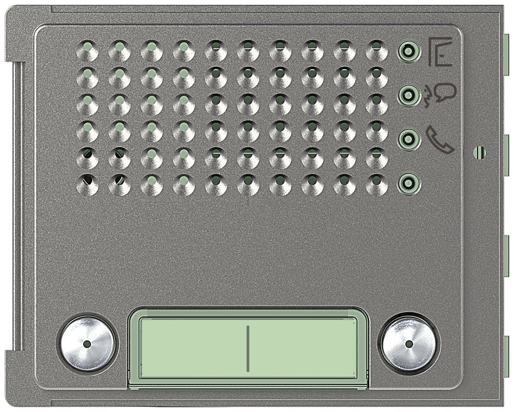 Frontblende für Tür-Lautsprecher-Modul Sfera Robur mit 1+1 Ruftasten