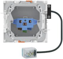 EB-Steckdose 1×Typ 13/23, Flachkabel-Anschl.Ecobus power, L3, Td 3×2.5mm²