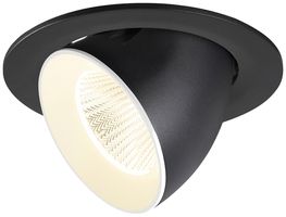 LED-Downlight SLV NUMINOS GIMBLE L 17W 2700lm 4000K MB DALI Ø160×115mm sz/ws
