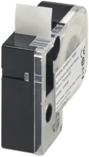 Etikett PX MM-EML (EX18)R C1 TR/BK endlos×16mm tr/sz