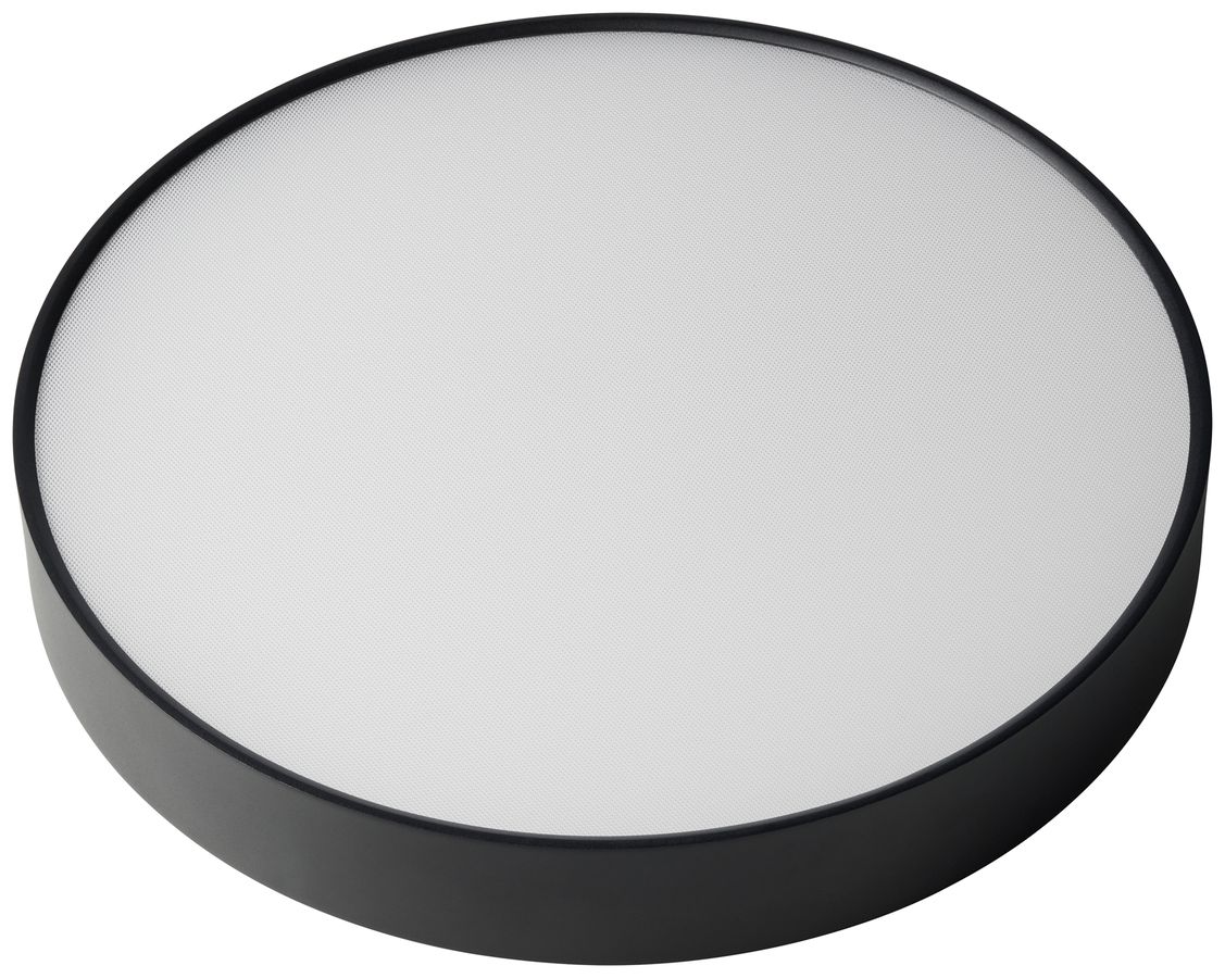 LED-Deckenleuchte EOLED SHIFT4+ 30W 3100lm 3000…4000K DALI Ø450×79mm schwarz