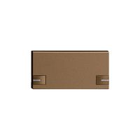 Touche 1/2 KNX/électron.a.LED EDIZIOdue 2× commande simple, coffee