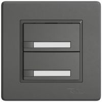 UP-Universaltaster EDIZIO.liv UNI SNAPFIX® 5…48V o.LED 2× 1-Tbed.Pap.dgu