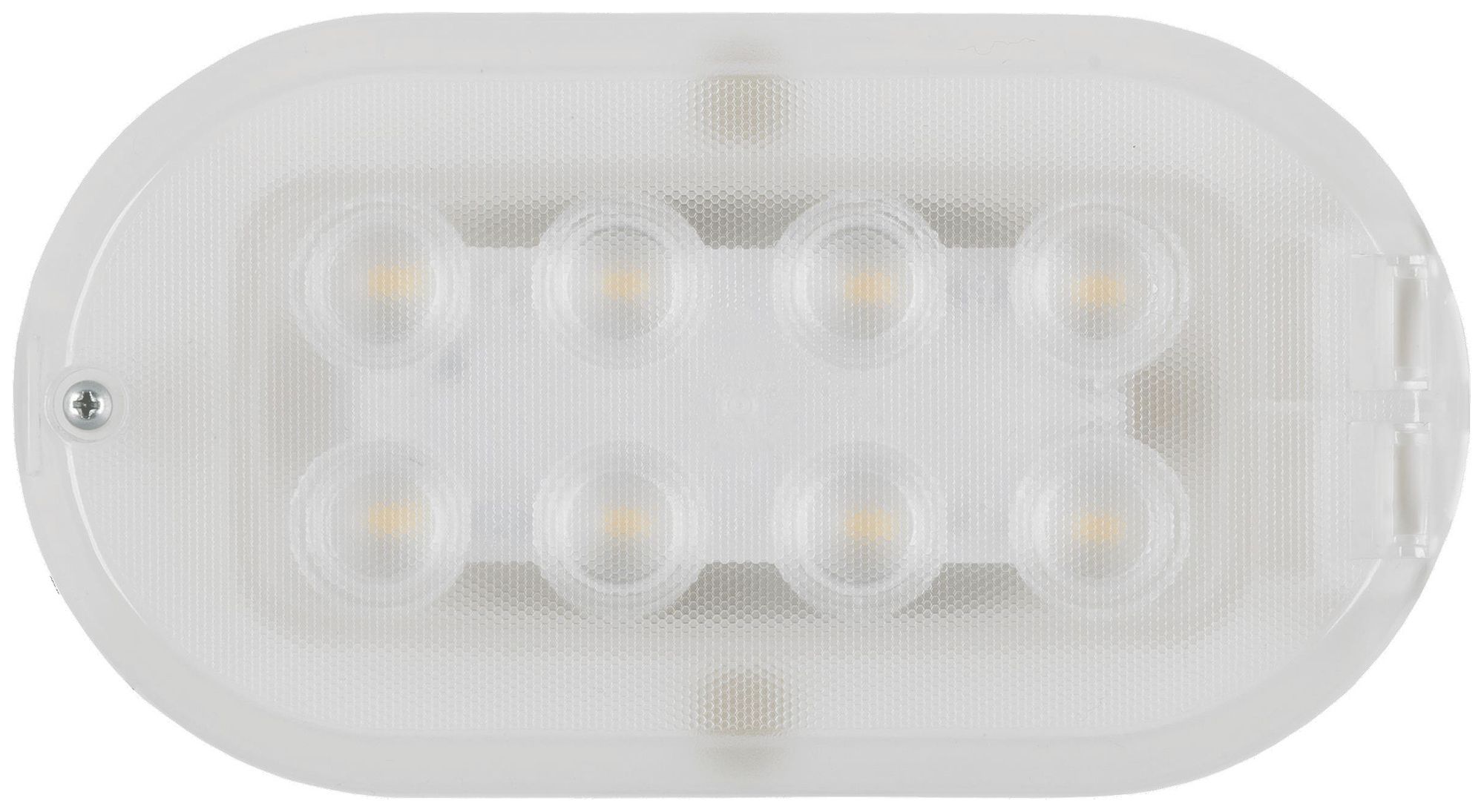 Plafonnier/applique LED DOTLUX OVAL 4.5W 370lm 4000K IP44 160mm blanc