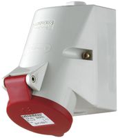 Presa AP CEE Mennekes 3LPE 16A rosso