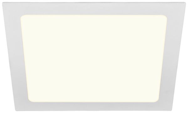 Downlight LED SLV SENSER 24 SQUARE 13W 1240lm 4000K 215/205×215/205×20mm blanc