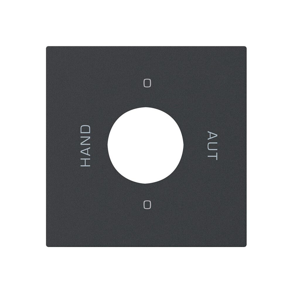 Kit frontale per interruttore chiave S2 60×60 kallysto 0-Hand-0-Aut.nero