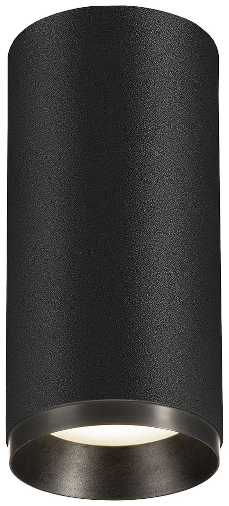 LED-Deckenleuchte SLV NUMINOS M DALI 20W 2120lm 4000K 36° Ø85×185mm schwarz