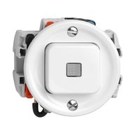 AP-Leuchtdruckschalter FH 3/1L KS weiss LED gelb, zu AP-X-Kombination