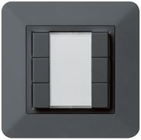 UP-Universaltaster 6×kallysto.trend mit LED anthrazit