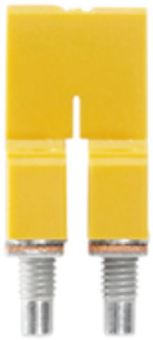 Connexion transversale Weidmüller WQV 4/2 vissé 2L pas 6.1mm isolé 41A jaune