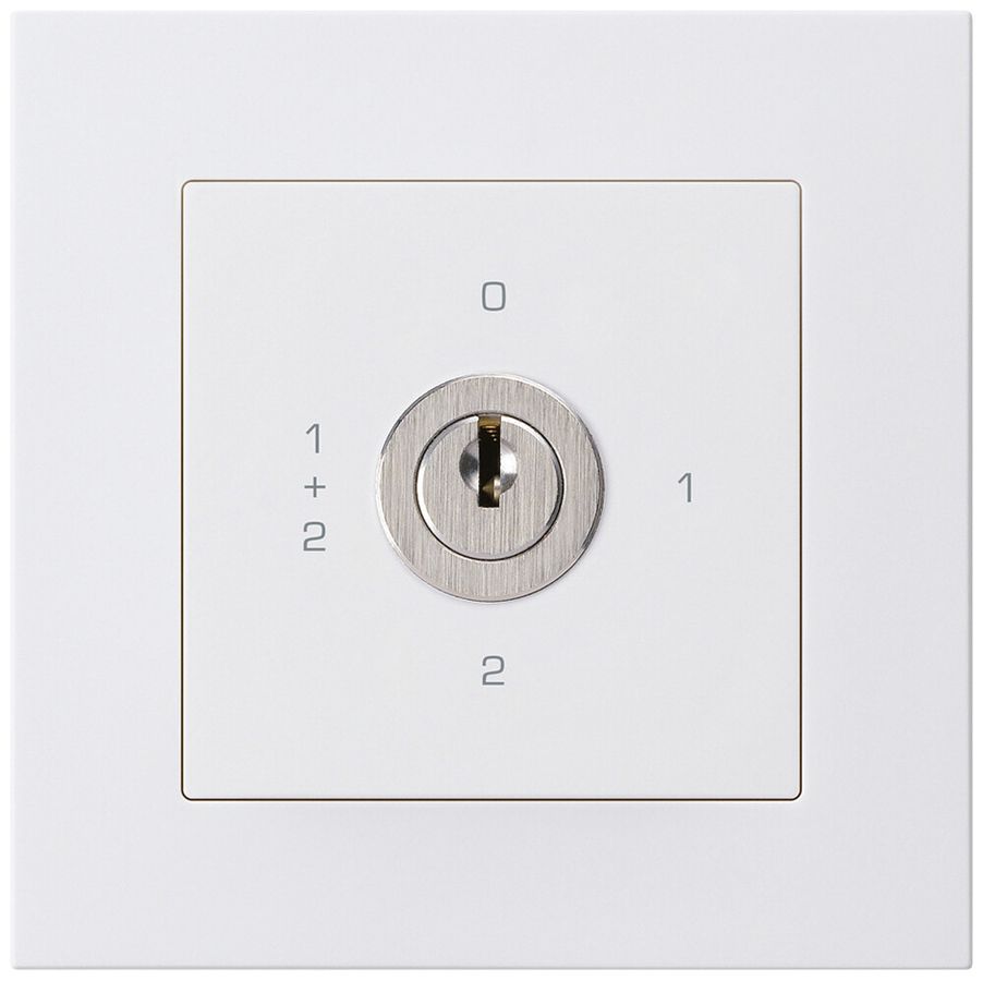 Interruttore rotativo INC kallysto.pro 1/1L bianco con serratura Kaba 8
