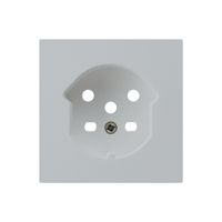 Frontset HA kallysto für Steckdose Typ 15 mit Steckklemmen lichtgrau