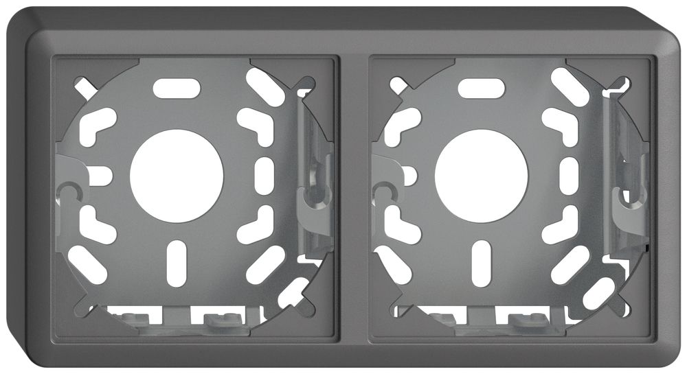 AP-Kopfzeile EDIZIOdue 1×2 FX39 dunkelgrau