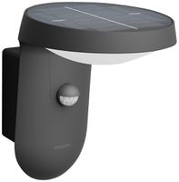 Applique LED Philips Tyla PIR SEN 4V 1.2W 250lm 3000K IP43 an solaire/accu