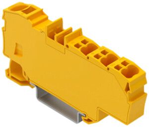 Durchgangsklemme WAGO Contact TOPJOB S 1×6/6×1.5mm² gelb