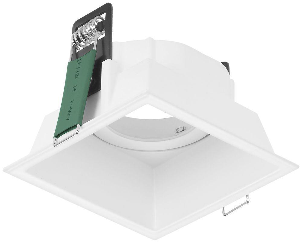 Cadre de montage LUDOSPOT 50 SQUARE DECO TILT, 75×75mm INC, blanc