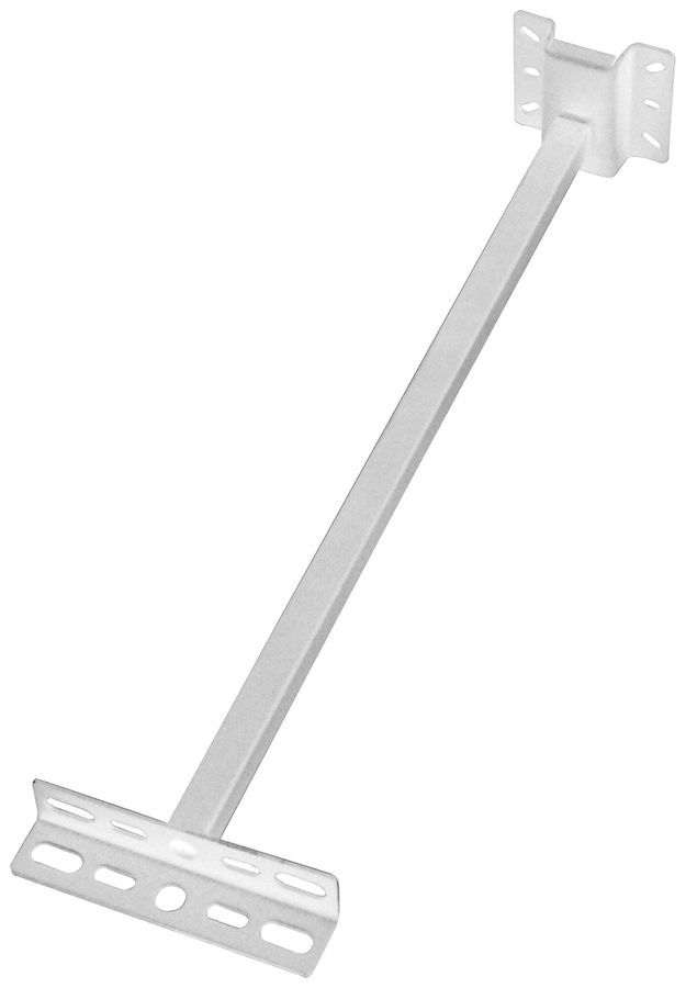 Support mural DOTLUX pour projecteur de chantier, 10…50W, 50cm, blanc