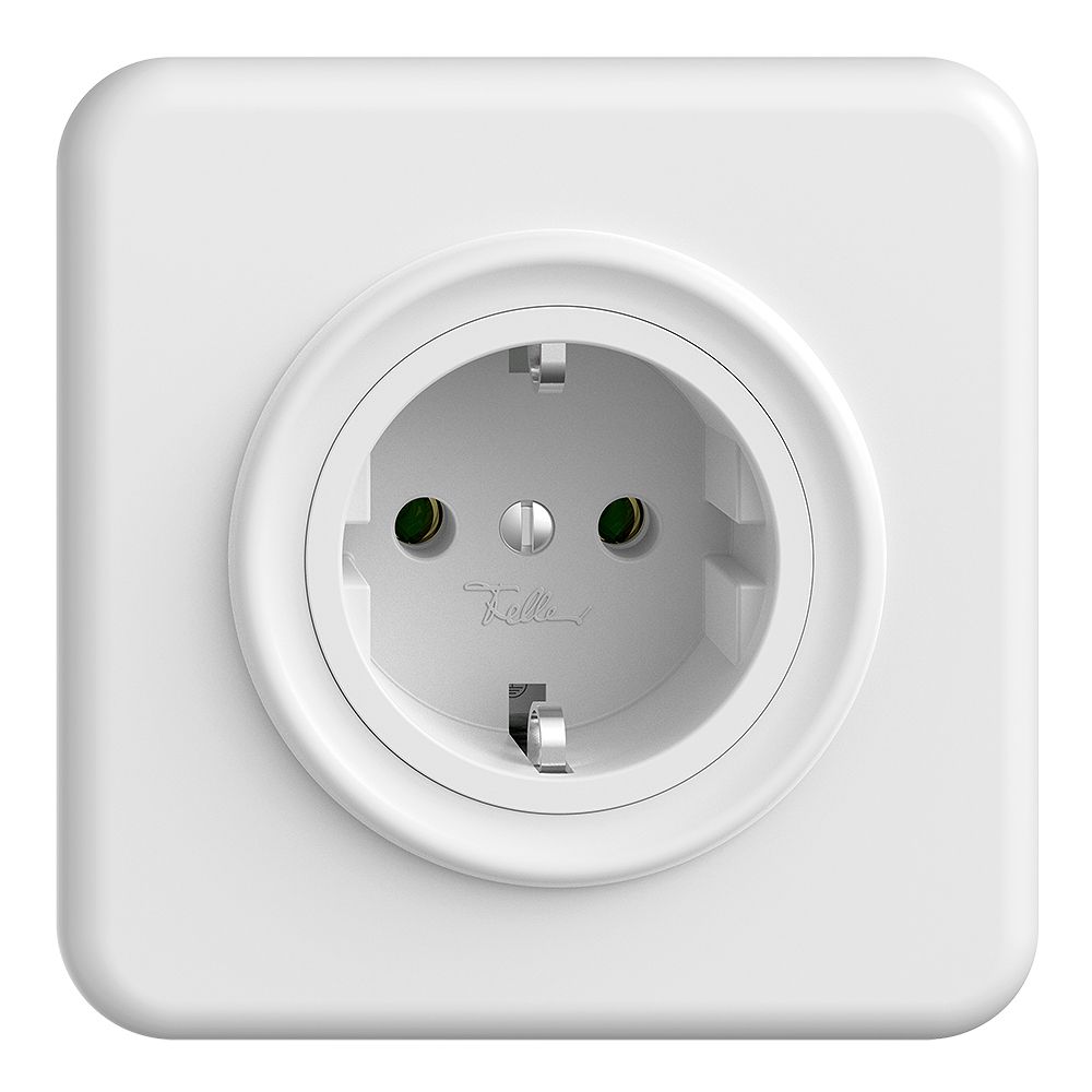 UP-SCHUKO-Steckdose Sdue QMI 16A, 250VAC, L+N+PE weiss