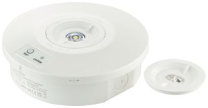 Lampada d'emergenza LED Philips EM152C IP65 2W 273lm 6500K bat 3h at Ø155mm bi