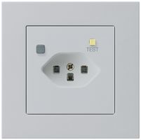 Presa INC KPR T23 FI 30mA grigio chiaro