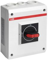 AP-Sicherheitsschalter ABB 4-polig 16A 400V hellgrau/schwarz