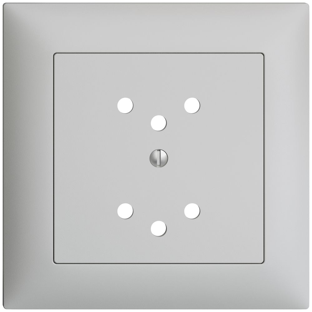 Kit frontale EDIZIOdue grigio chiaro 88×88mm 2×T12