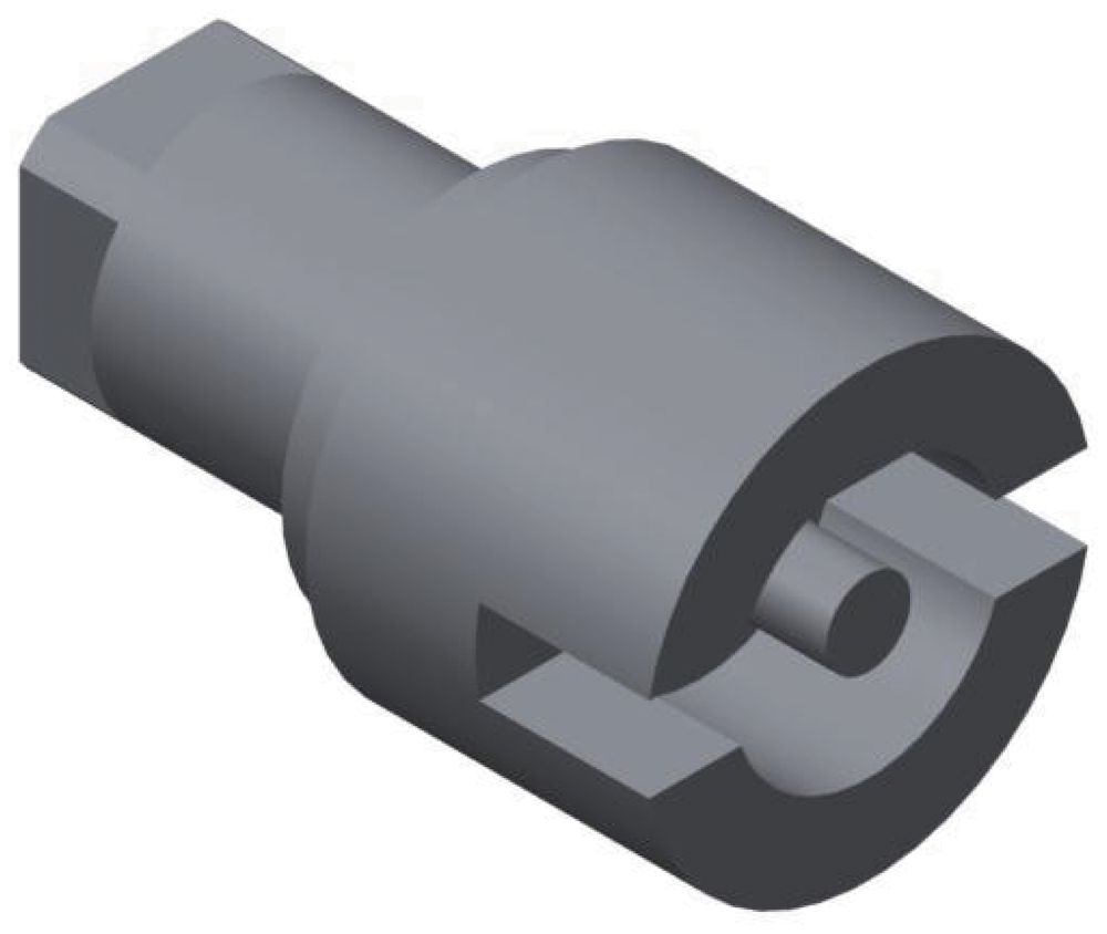 Interno di serratura Hager Orion.Plus doppio bit 3mm