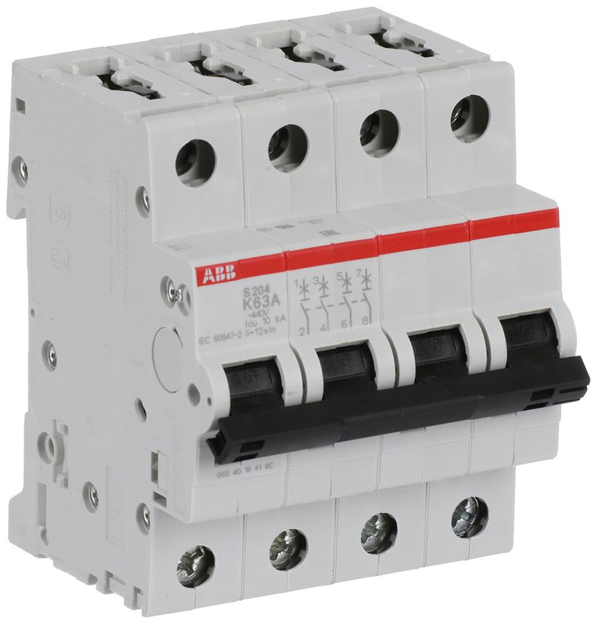 Leitungsschutzschalter ABB S204-K63 63A 6kA
