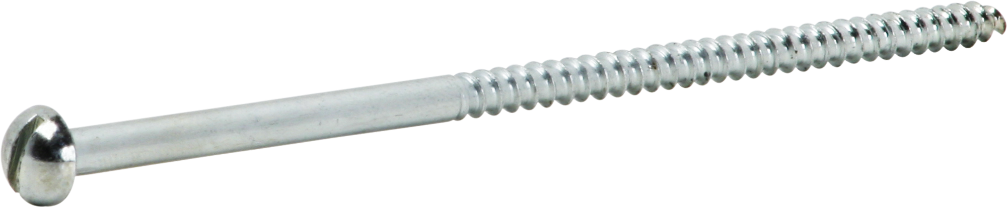 Vis à bois tête mi-ronde 4×100mm zinguée