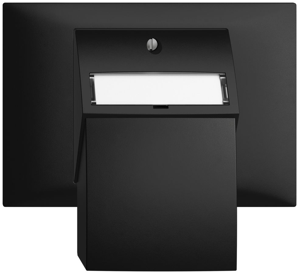 EB-Montageset EDIZIOdue BKE, mit Flachauslasshaube 2× schwarz