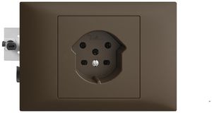 EB-Steckdose EDIZIOdue T15 coffee 45…69mm