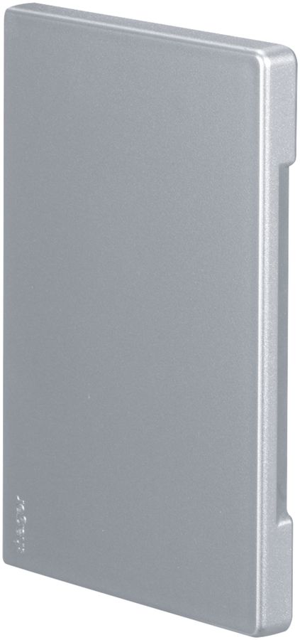 Abschlussplatte Hager BRA 85130 PC/ABS alu