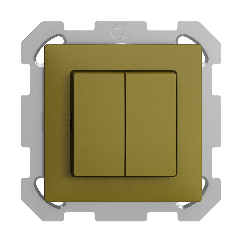 Interrupteur ENC EDIZIOdue 1/3+3/1P olive