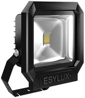 LED-Strahler ESYLUX OFL SUN, 50W 3000K 4000lm 227×86×252mm IP65, schwarz