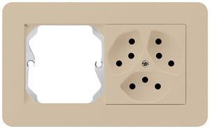 UP-Kombination kallysto.trend Gr.I-I horizontal leer+3×Typ 13 beige