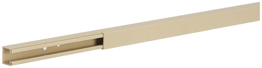 Canal d'installation tehalit LF 15×15×2000mm (l×h×L) PVC beige