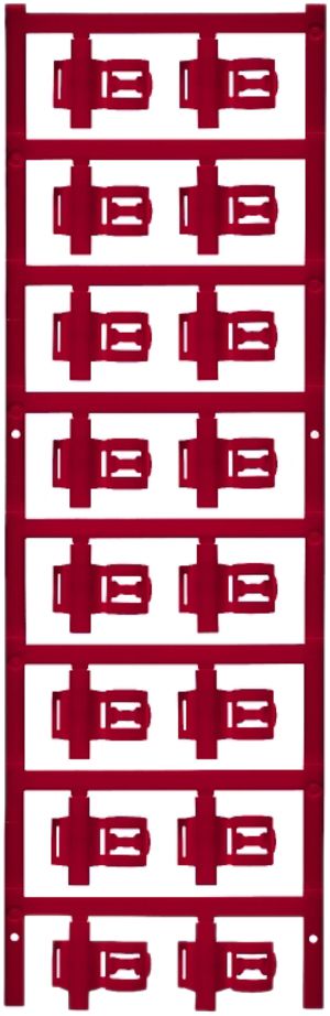 Leitermarkierer Weidmüller MultiCard SFC für Ø3.5…7mm 21×12.5mm PA66 rot