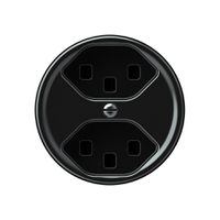 Presa origin 2×tipo 23 16A 230V 60×60mm nero