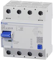 Fehlerstromschutzschalter Doepke 40A 30mA 4L Typ A, kurzzeitverzögert, N rechts